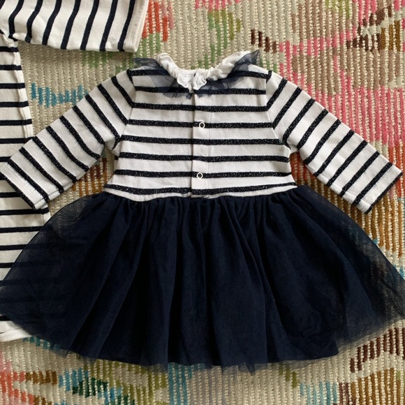 Petit Bateau His & Hers Striped Outfits 6 months - Picture 7 of 8